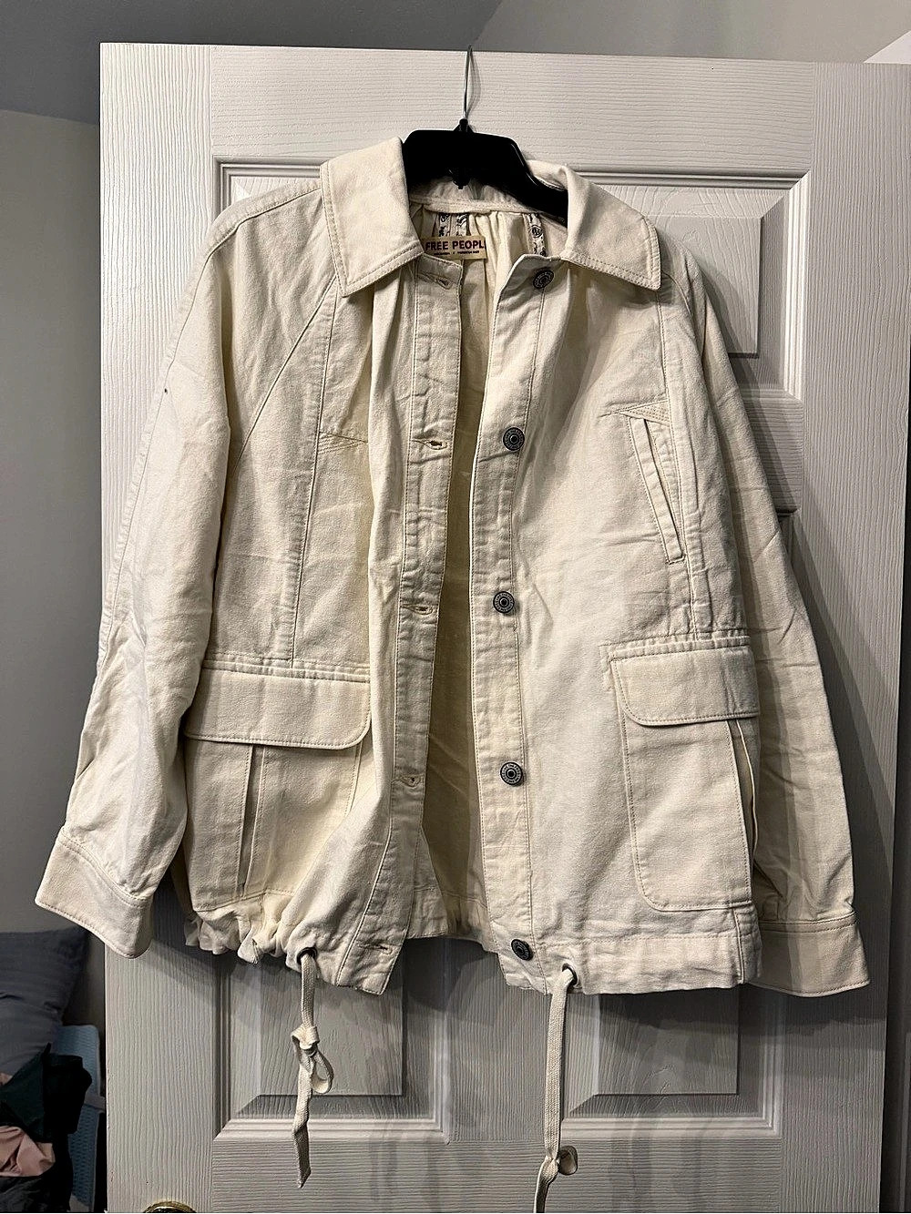 Free People Sweet Nothings Jacket Cream Small